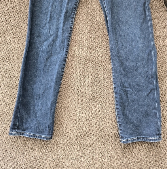 Kut From The Kloth Jeans Women Blue 32×30 Medium Wash Mid Rise Logo Straight - Picture 5 of 12